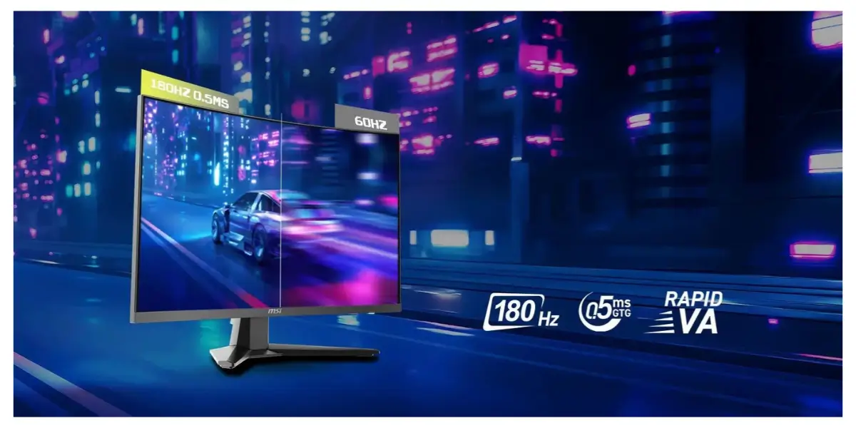 MSI MAG 321CQF E18 32" 180Hz Curved Gaming Monitor