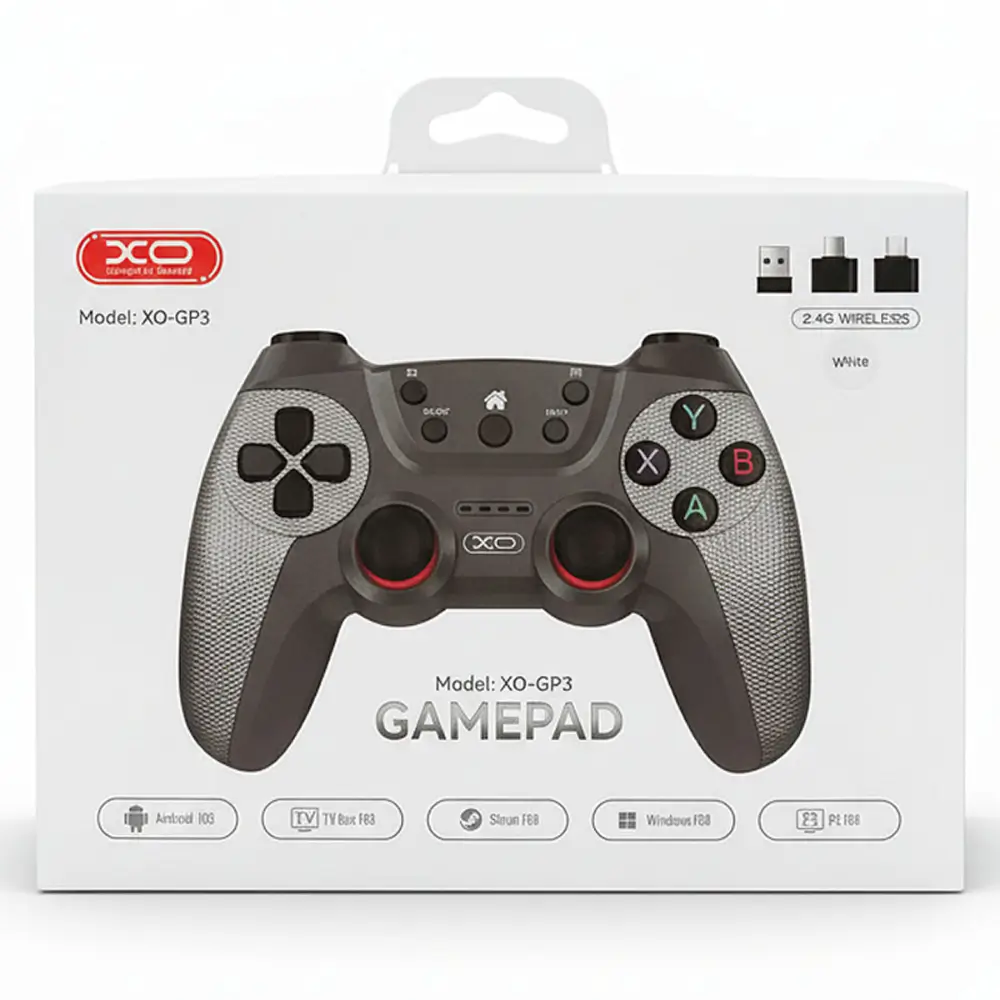 XO GP3 controller with 2.4G wireless receiver shown XO GP3 controller with 2.4G wireless receiver shown