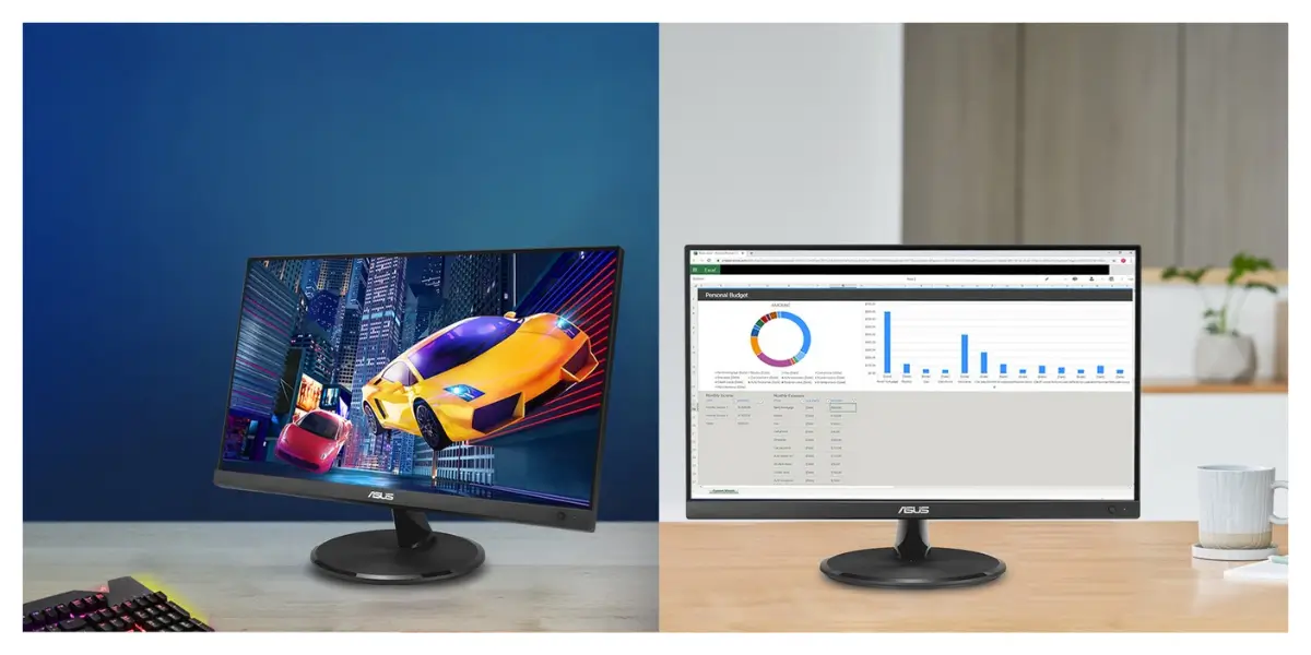 ASUS VP227HF FHD Eye Care Gaming Monitor with 100Hz