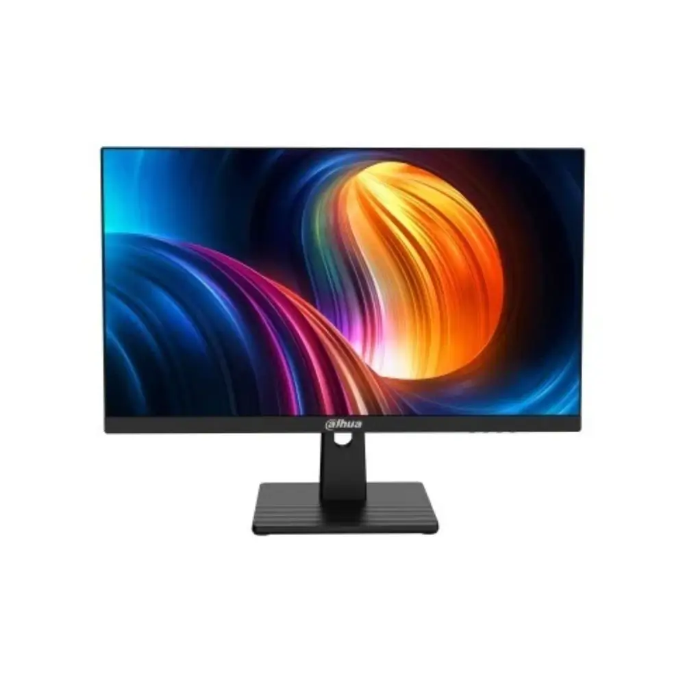 Dahua IPS monitor set up on a desk for work and gaming