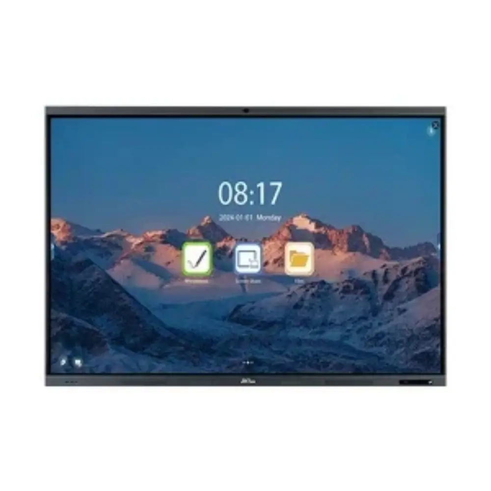 Dahua 65-inch panel with magnetic pen attached for on-screen writing