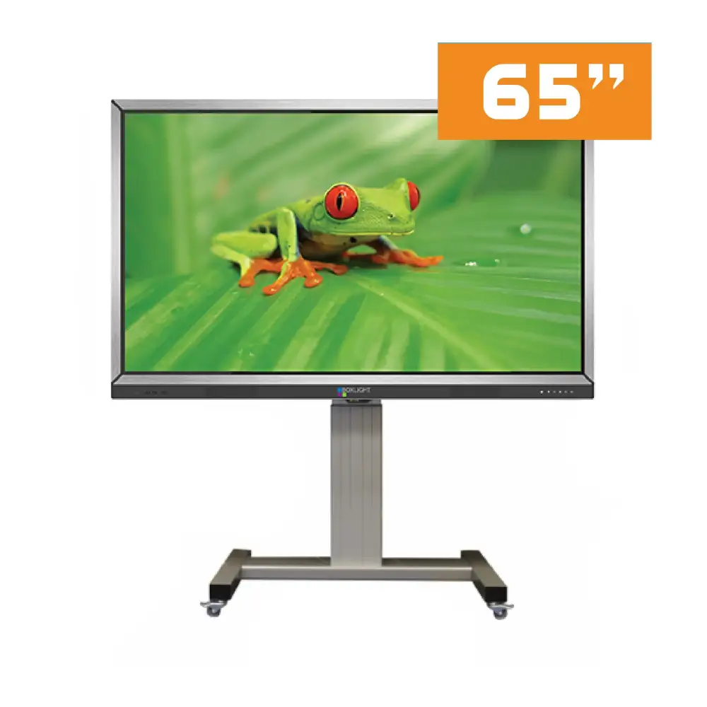 Boxlight 65-inch panel with 40-point touch used for on-screen writing Boxlight 65-inch panel with 40-point touch used for on-screen writing