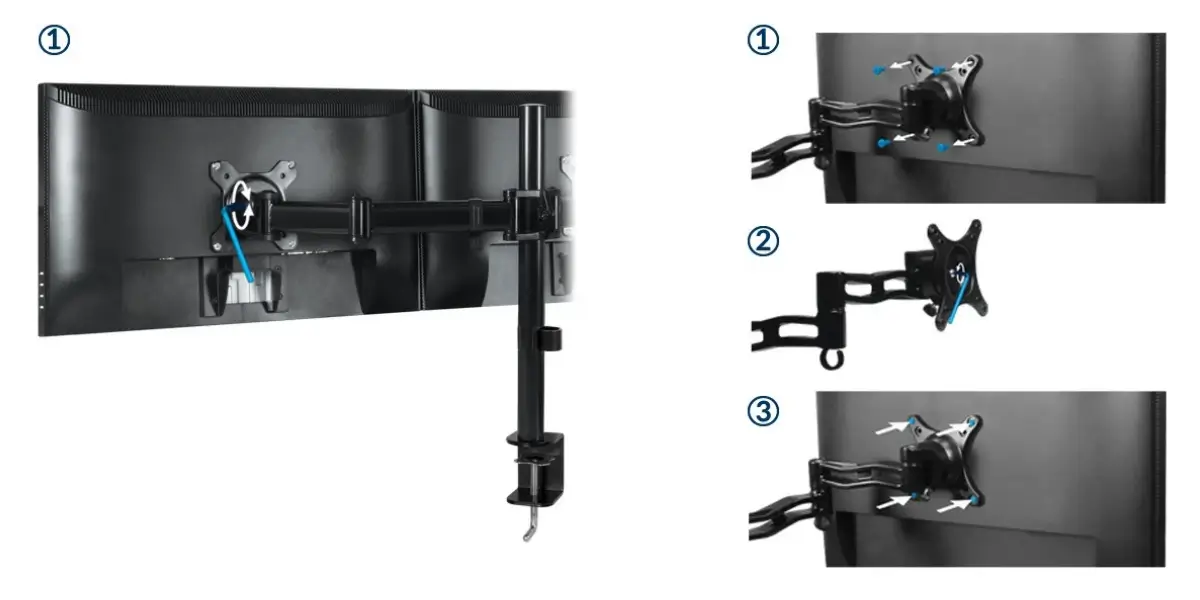 Arctic Z2 Basic Dual Monitor Arm Desk Mount for 28-Inch Screens
