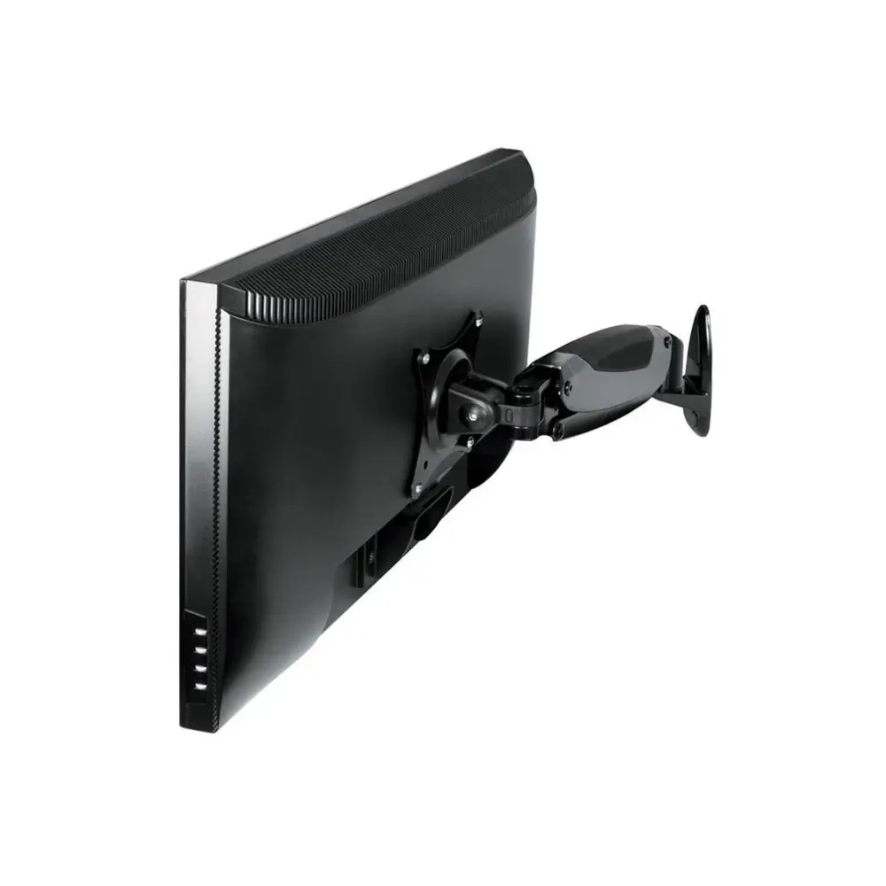 Close-up of Arctic W1-3D aluminum alloy arm joint and VESA mounting plate