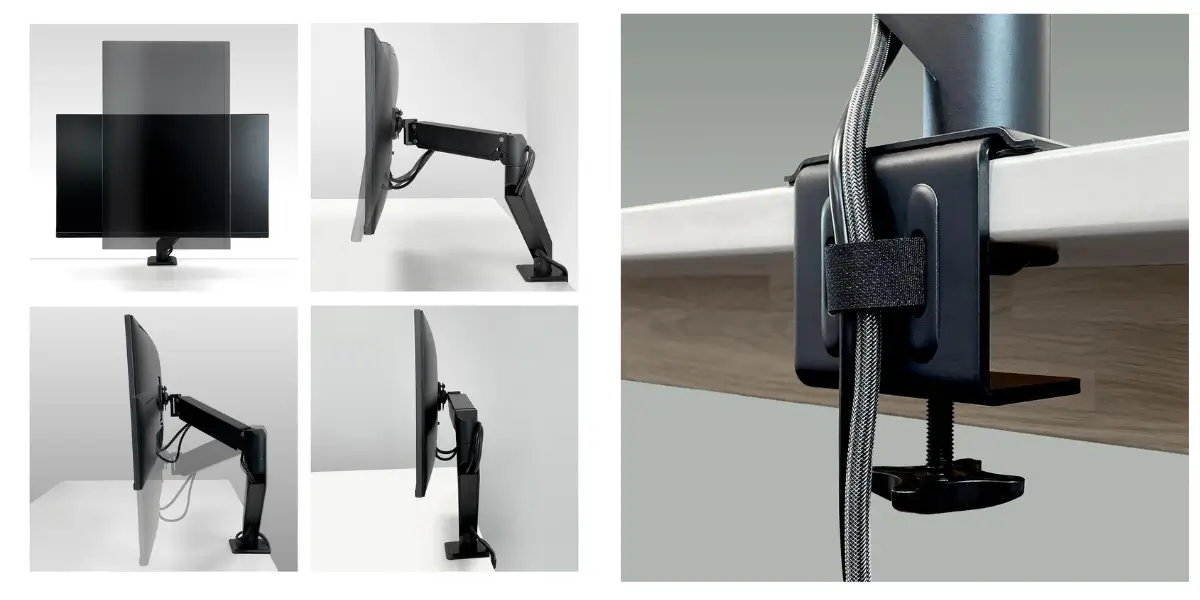 Arctic X1-3D Gas Spring Monitor Arm for Desk Mount - image 2