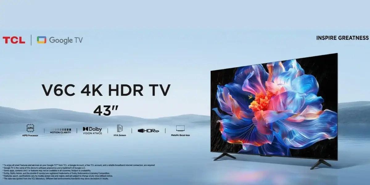 TCL 43V6C 43 Inch 4K UHD Smart Google TV - image 3