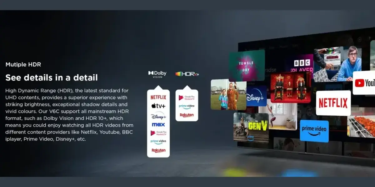 TCL 43V6C 43 Inch 4K UHD Smart Google TV - image 2
