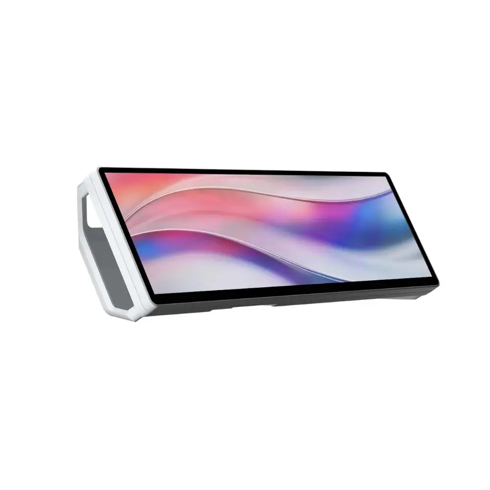 Corsair XENEON EDGE 14.5 inch white touchscreen display front view Corsair XENEON EDGE 14.5 inch white touchscreen display front view