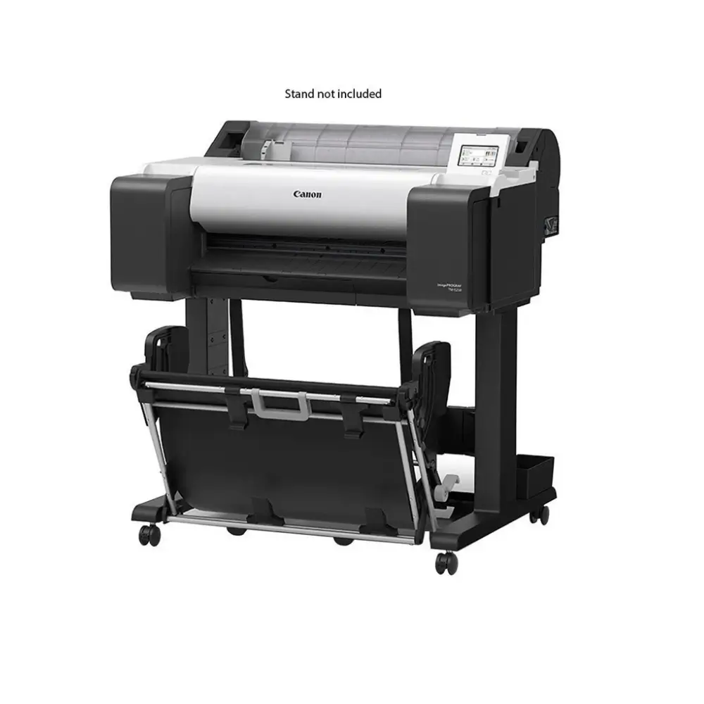 Canon TM-5250 large format printer with PFI-8120 pigment ink cartridges