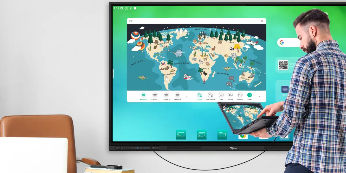 Optoma 3653RK C2 Meeting Room Interactive Panel