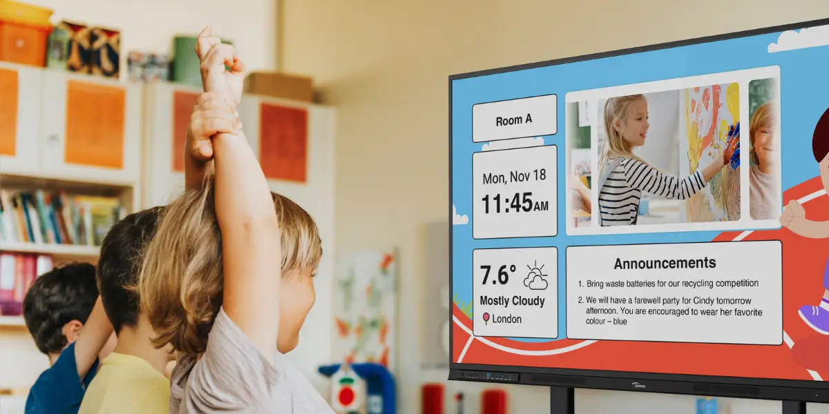 Optoma 3653RK C2 Classroom Interactive Display Use