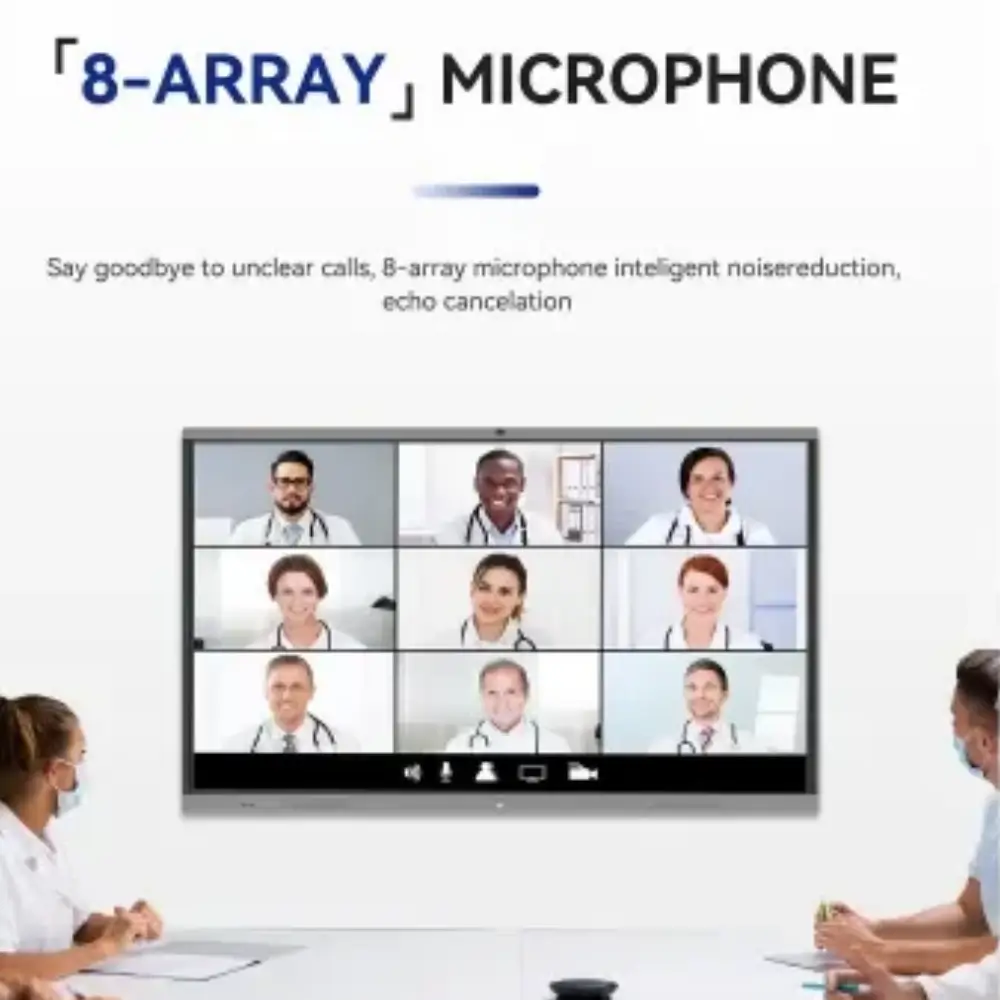 Lumevax interactive display showing 4K UHD IPS screen with multi-touch writing