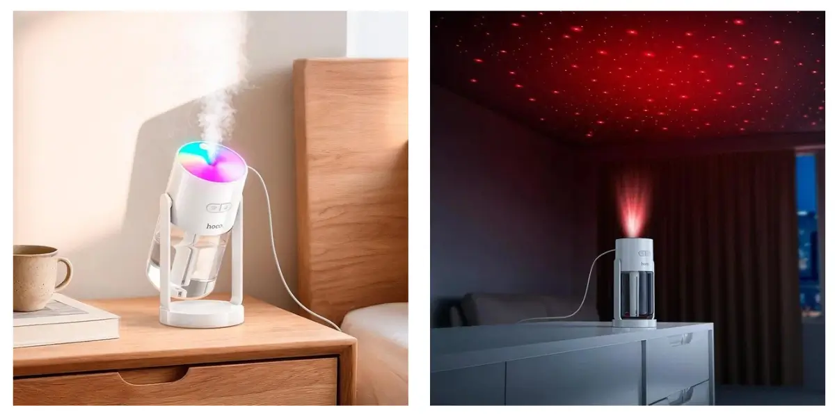 HOCO HX34 Starry Sky Humidifier with RGB Night Light
