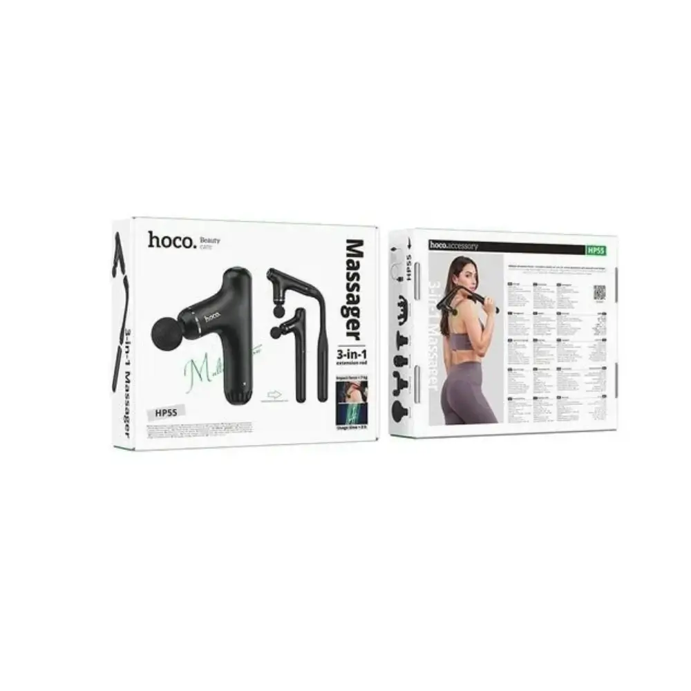 Close-up of HOCO HP55 percussion massager compact ABS body