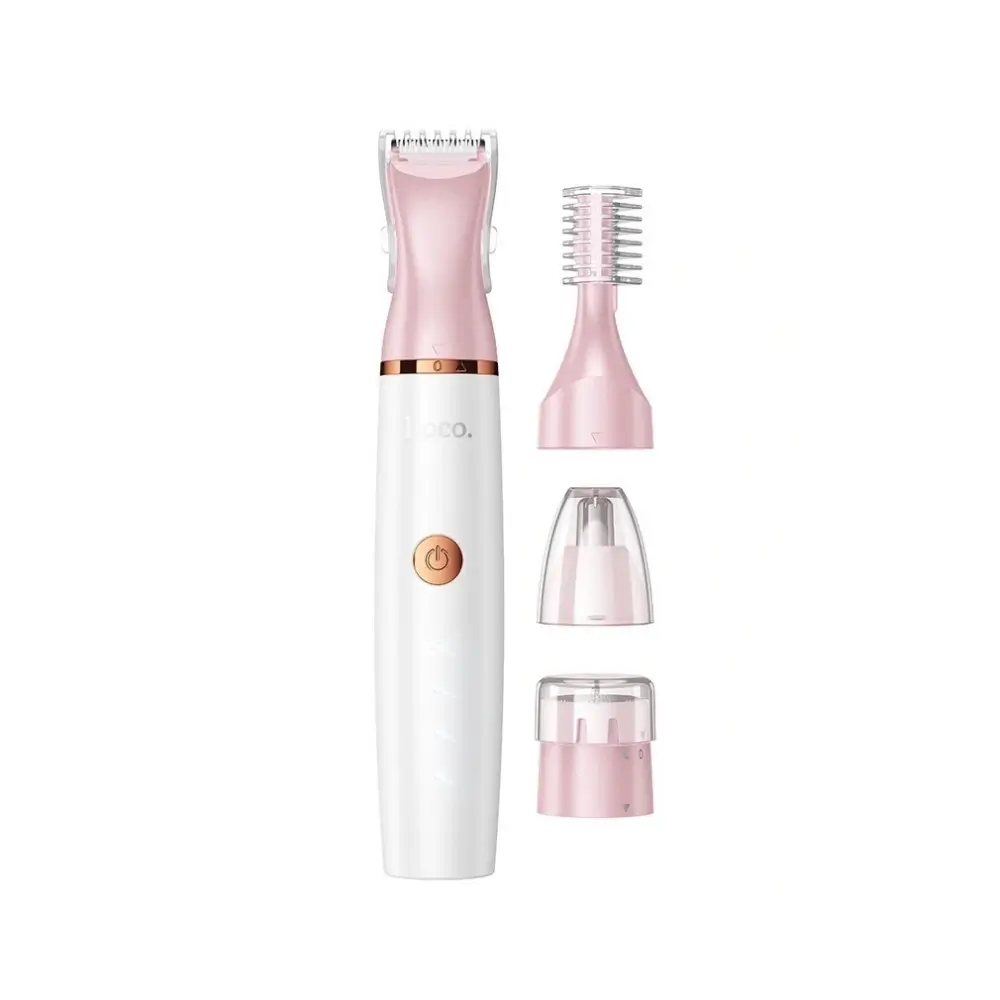 IPX6 water-resistant Hoco HP82 ladies trimmer rinsed under running water IPX6 water-resistant Hoco HP82 ladies trimmer rinsed under running water