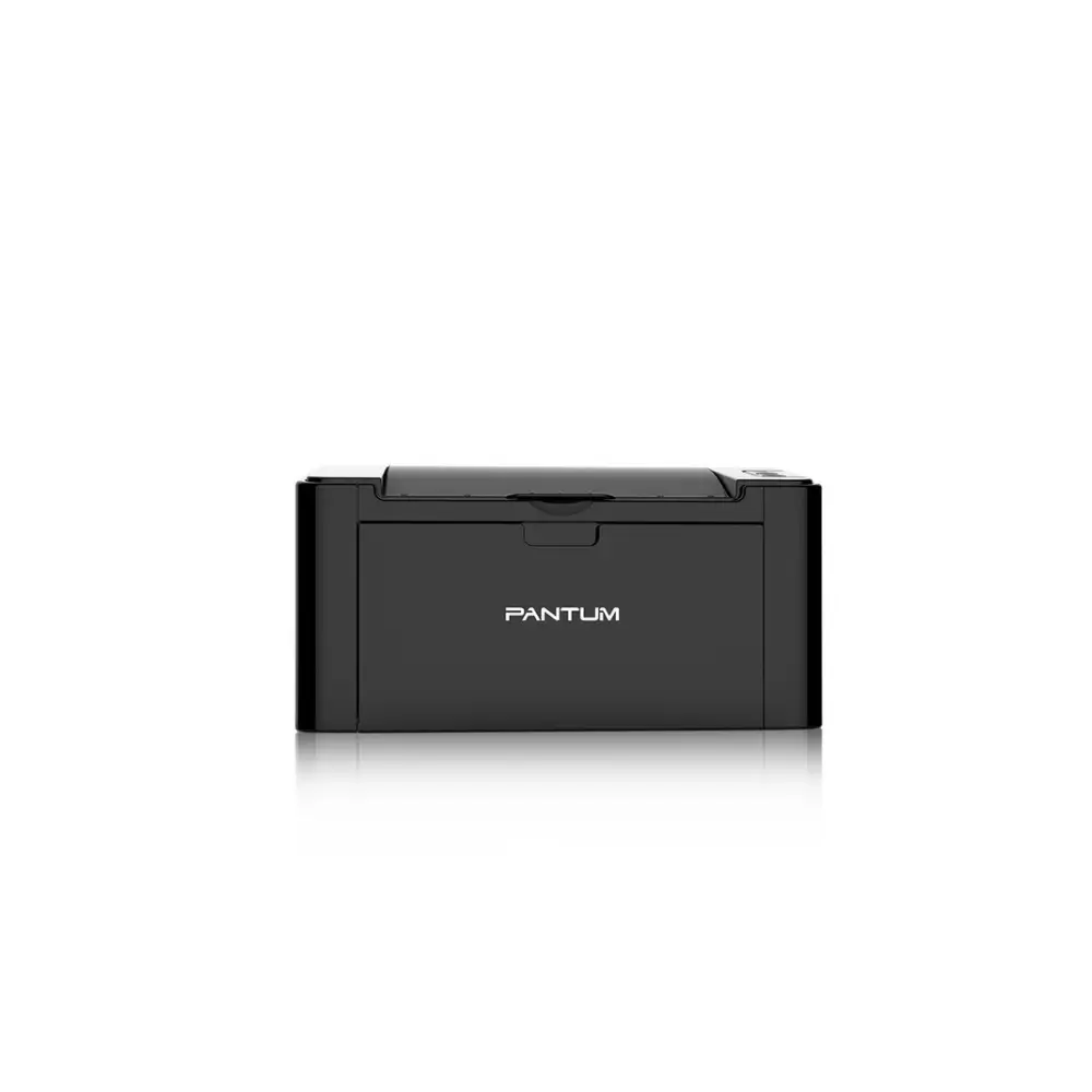 Pantum P2500W mono laser printer front view with paper tray Pantum P2500W mono laser printer front view with paper tray