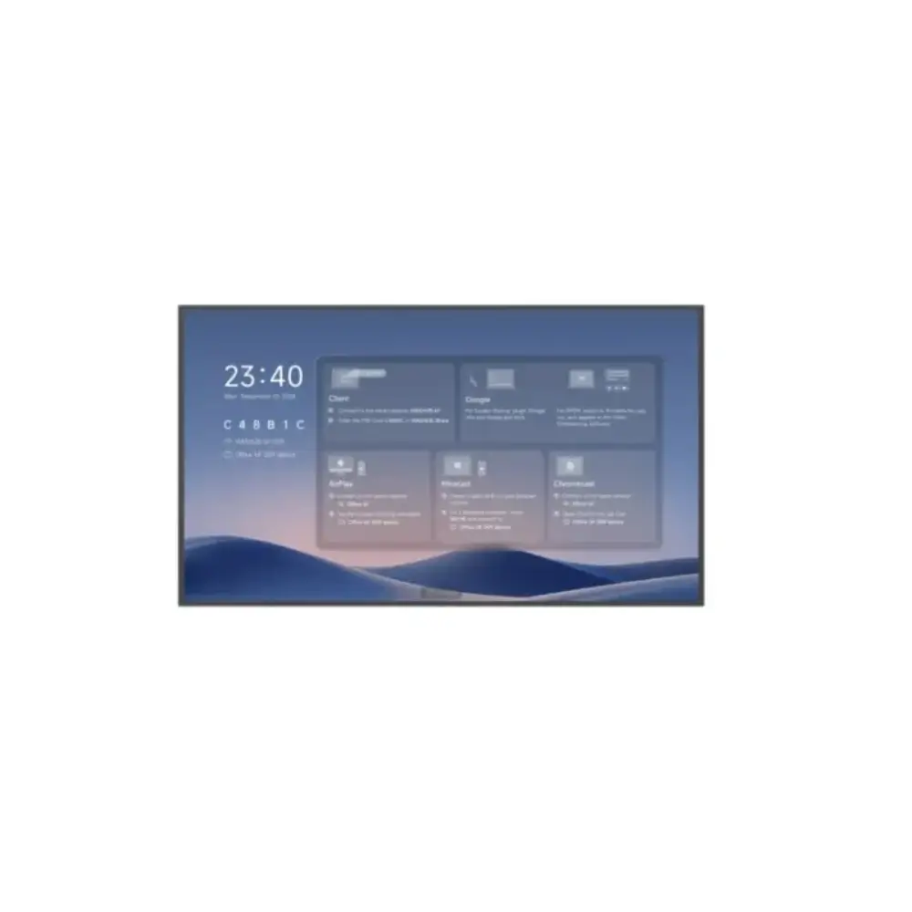 Maxhub N655CMA 65-inch 4K Android digital signage display front view Maxhub N655CMA 65-inch 4K Android digital signage display front view