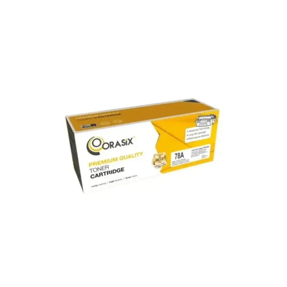 Orasix 78A black laser toner cartridge front view Orasix 78A black laser toner cartridge front view