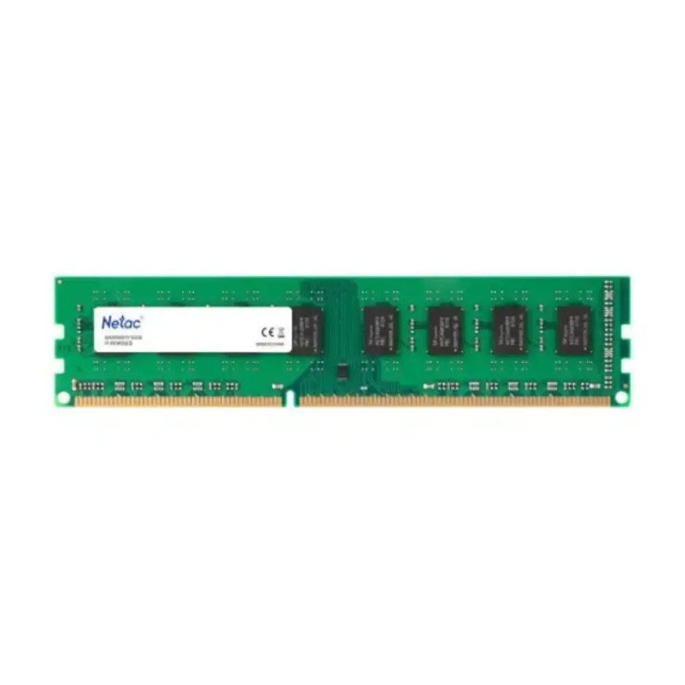 Netac Basic DDR3 RAM with 1600MHz speed and 1.5V voltage Netac Basic DDR3 RAM with 1600MHz speed and 1.5V voltage