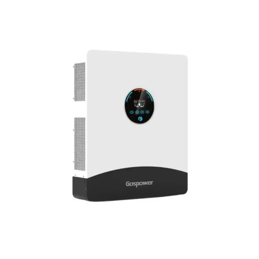 Gospower hybrid inverter showing WiFi and Bluetooth app control