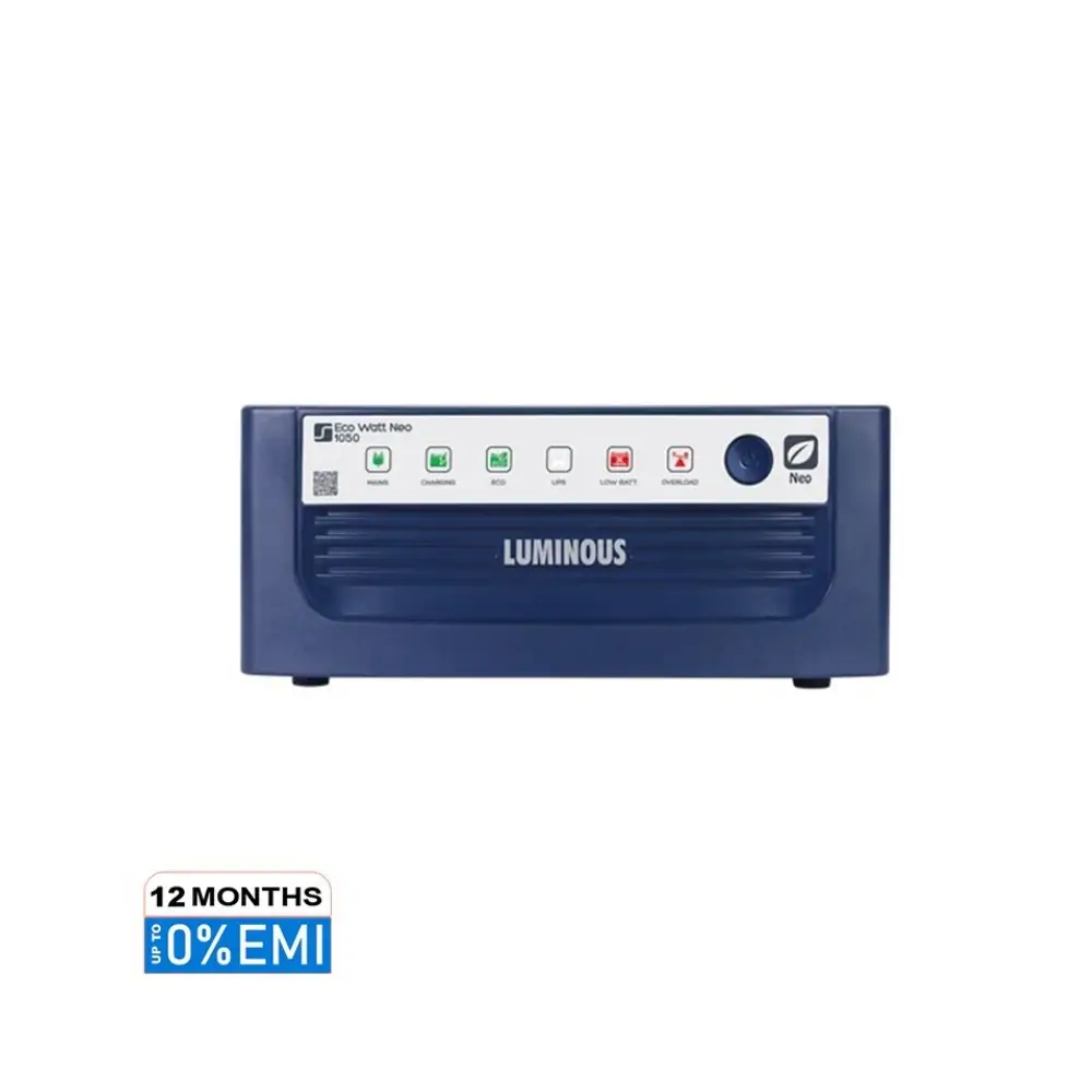 Luminous Eco Watt Neo 1050 900VA IPS with 165AH battery Luminous Eco Watt Neo 1050 900VA IPS with 165AH battery