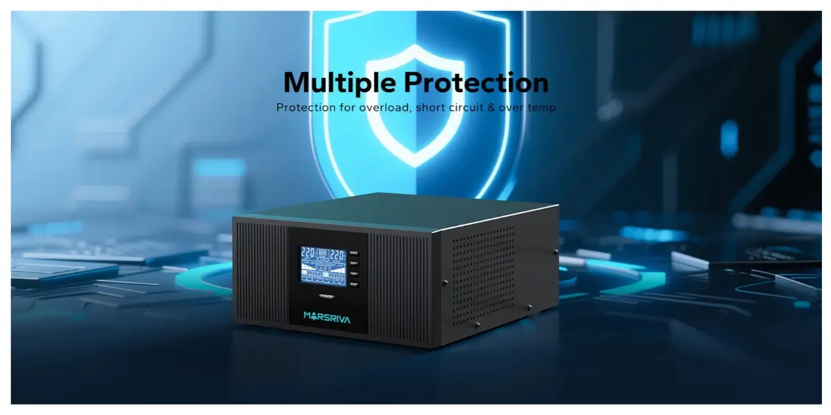 Marsriva MR-UT1200 1200VA IPS with 12.8V 200Ah Battery - image 2