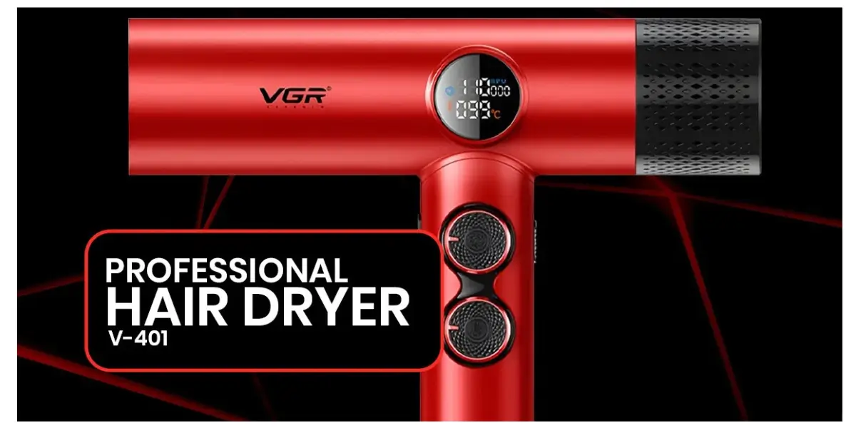 VGR V-401 Professional Salon Hair Dryer with BLDC Motor