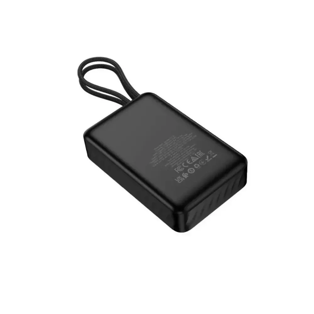 Hoco J171A 20000mAh black power bank with 22.5W fast charging