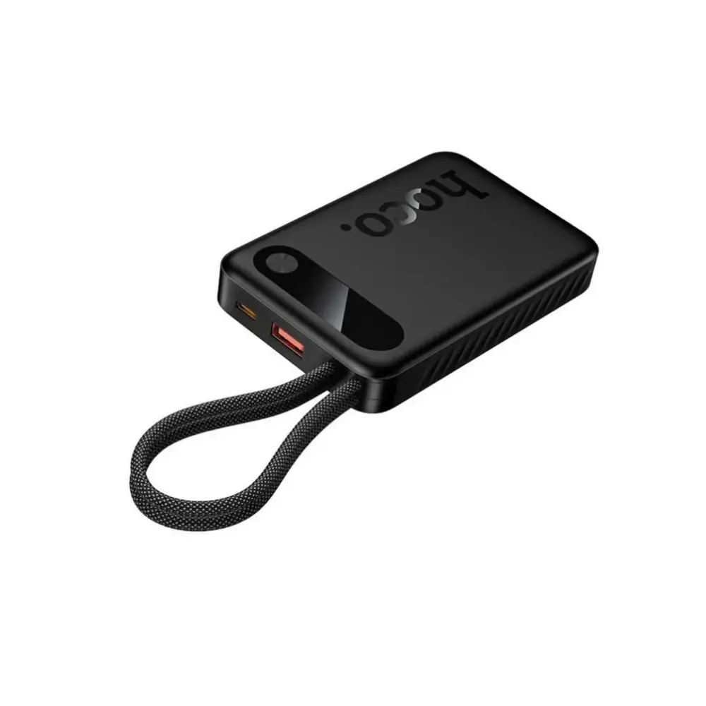 Hoco J171 power bank with built-in USB-C and Lightning cables Hoco J171 power bank with built-in USB-C and Lightning cables