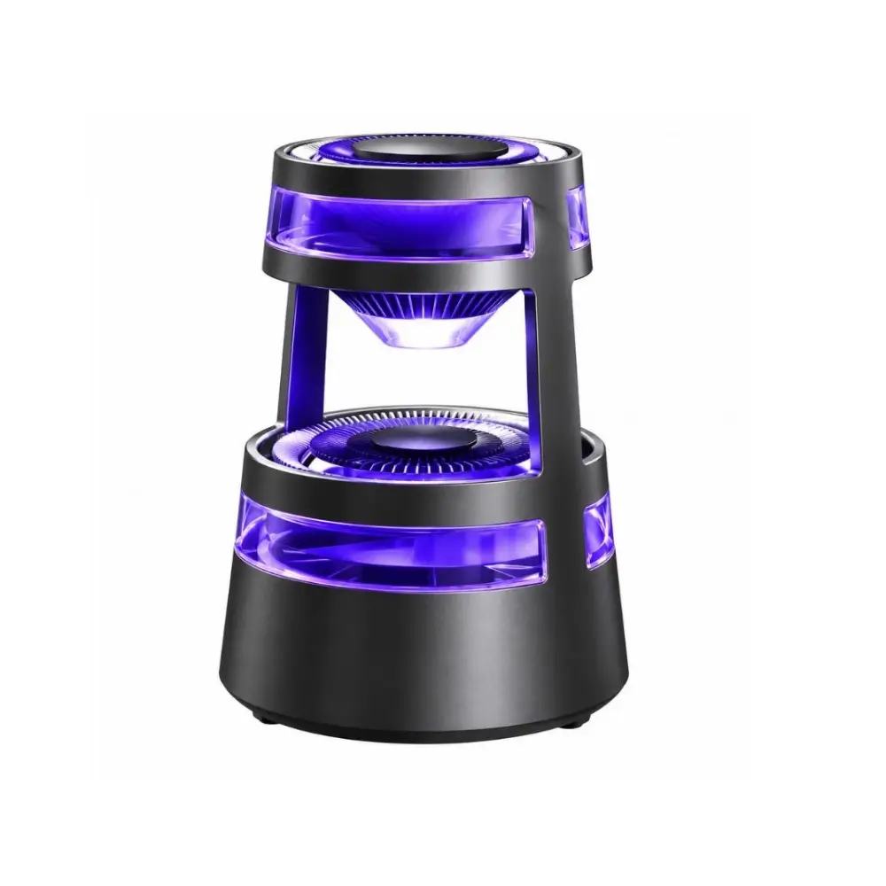 Xiaomi Qualitell X2 Ultra black USB mosquito killer lamp, front view Xiaomi Qualitell X2 Ultra black USB mosquito killer lamp, front view