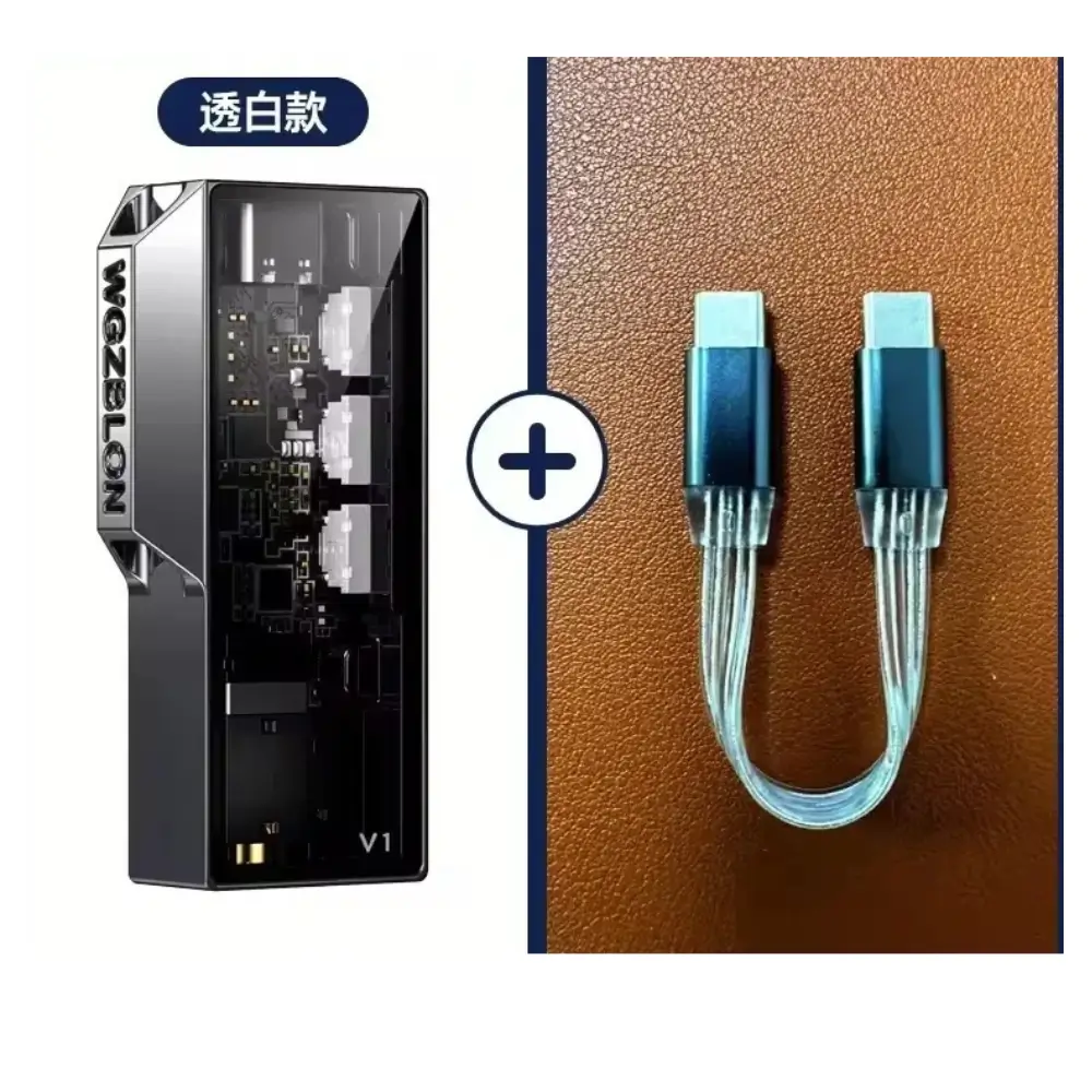 BLON V1 USB DAC/AMP plugged into a smartphone for portable listening BLON V1 USB DAC/AMP plugged into a smartphone for portable listening