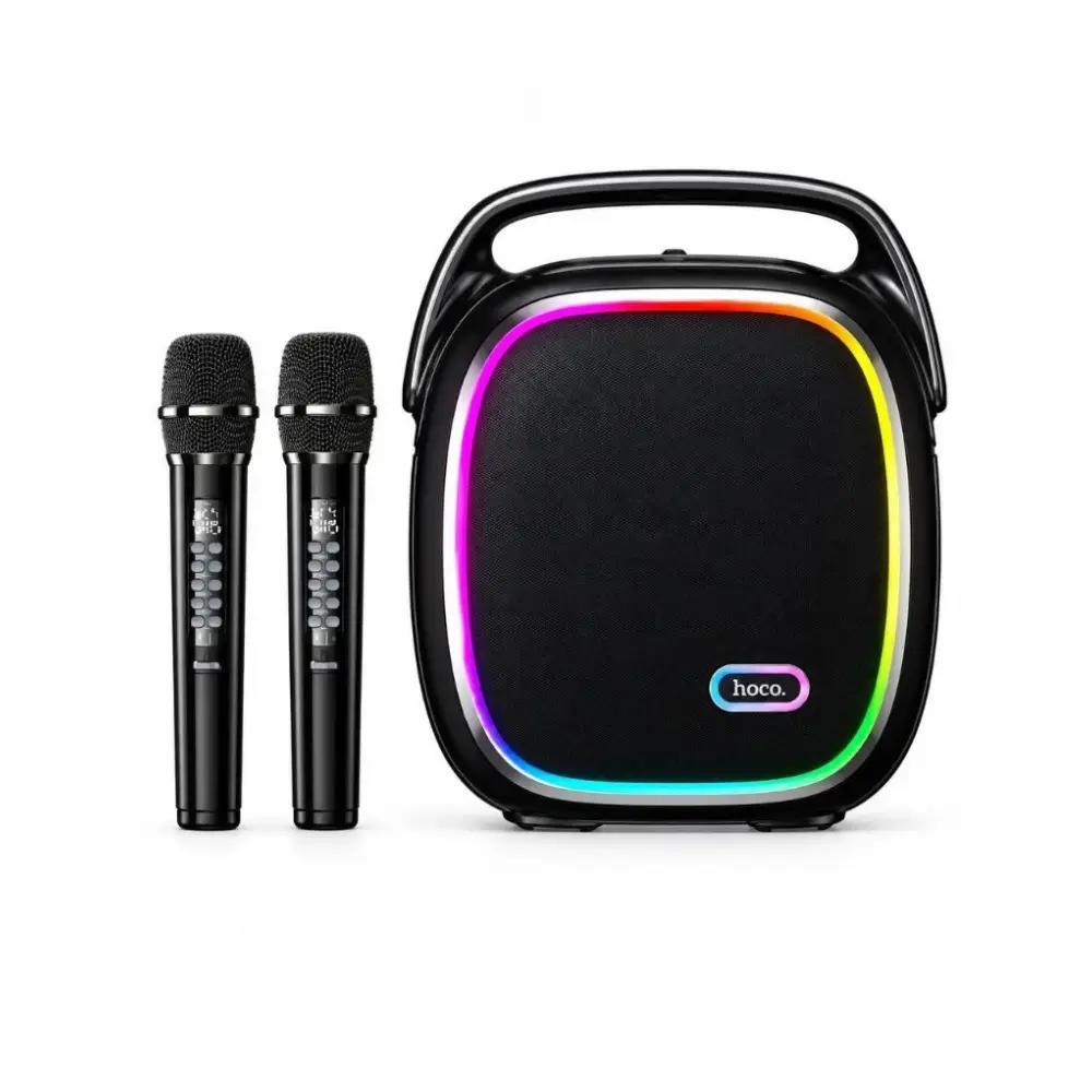 HOCO DS86 River karaoke speaker with glowing RGB lights HOCO DS86 River karaoke speaker with glowing RGB lights
