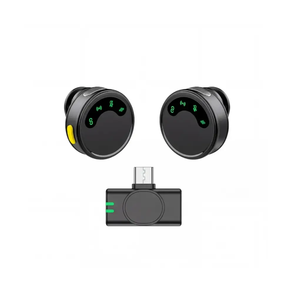 WiWU Wi-WM010 microphone showing AI noise cancellation and 360° pickup WiWU Wi-WM010 microphone showing AI noise cancellation and 360° pickup