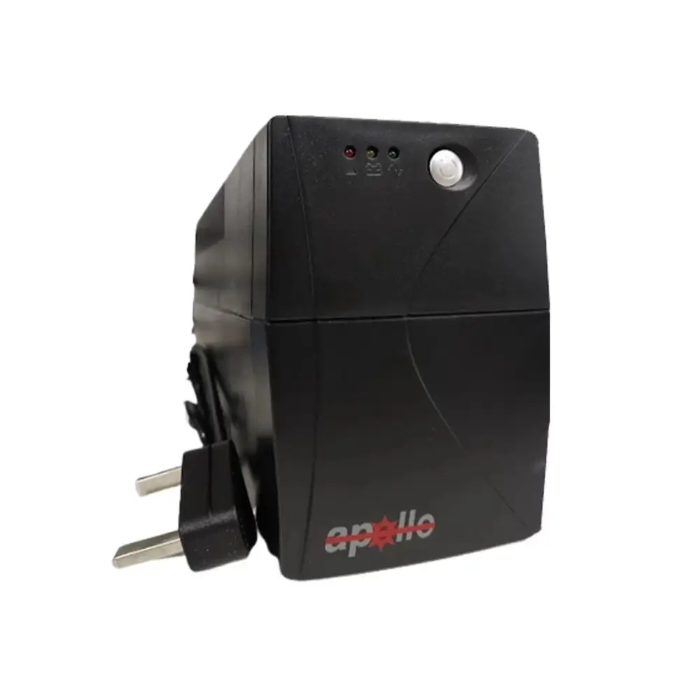 Apollo 650VA UPS highlighting wide 110V to 290V input range Apollo 650VA UPS highlighting wide 110V to 290V input range