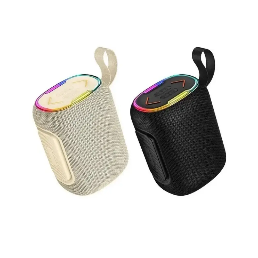 Close-up detail of the HOCO HC53 Suyun Bluetooth speaker body