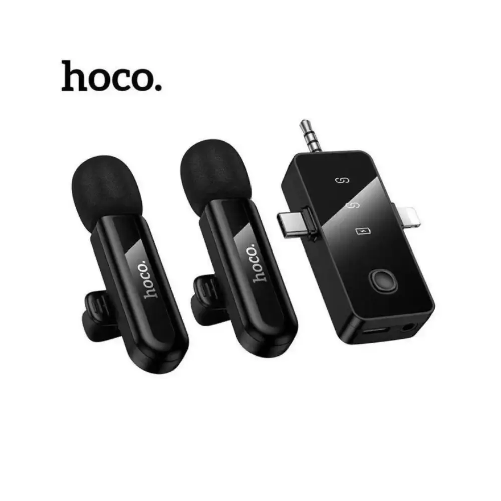Dual microphones on the Hoco L20C for clear voice capture