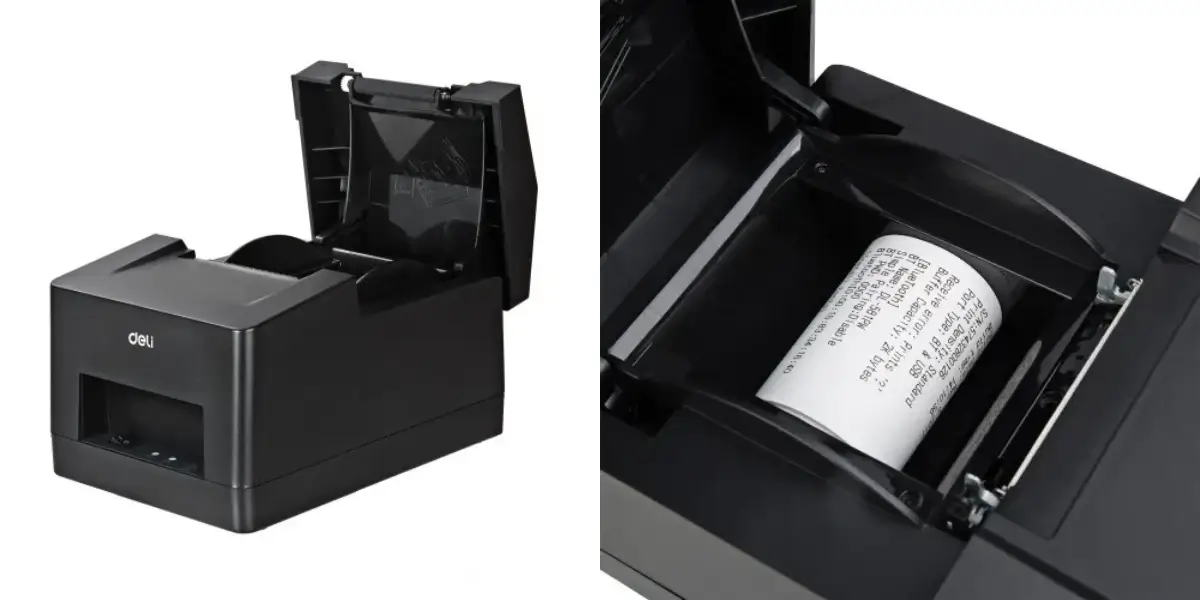 Deli E581PW Receipt Printer Shop Counter Use