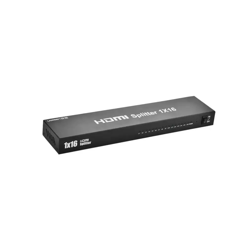 UGREEN 40218 1 in 16 out HDMI splitter front view UGREEN 40218 1 in 16 out HDMI splitter front view