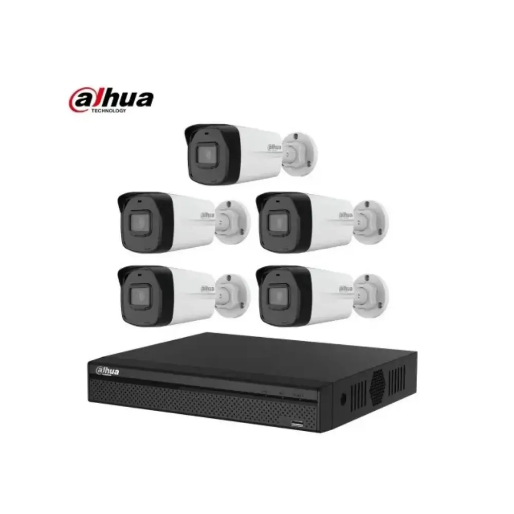 Dahua 5 camera IP camera package with 8 channel NVR and 1TB hard drive Dahua 5 camera IP camera package with 8 channel NVR and 1TB hard drive