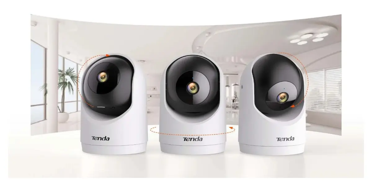Tenda CP3 2MP 360° Pan Tilt Security WiFi IP Camera - image 2