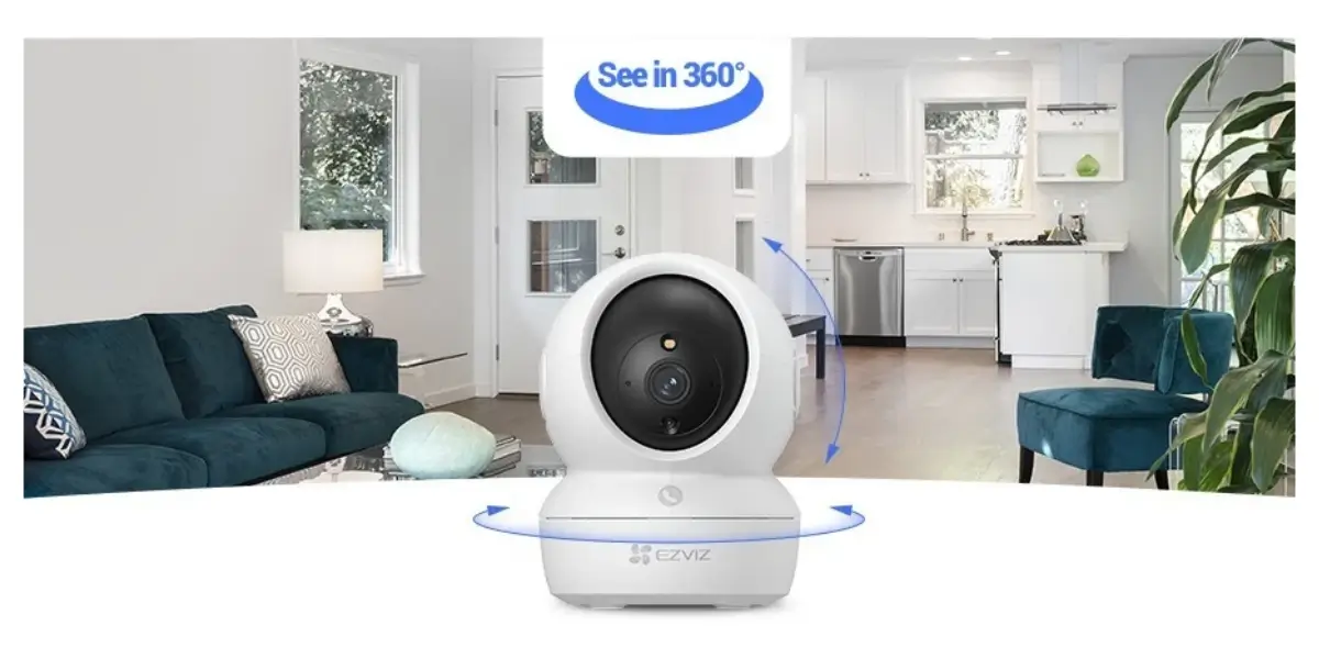 EZVIZ CS-H6c Pro 3MP Pan Tilt WiFi Security Camera