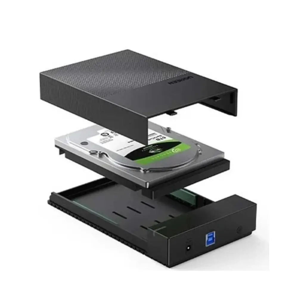UGREEN HDD enclosure showing USB 3.0 5Gbps UASP feature