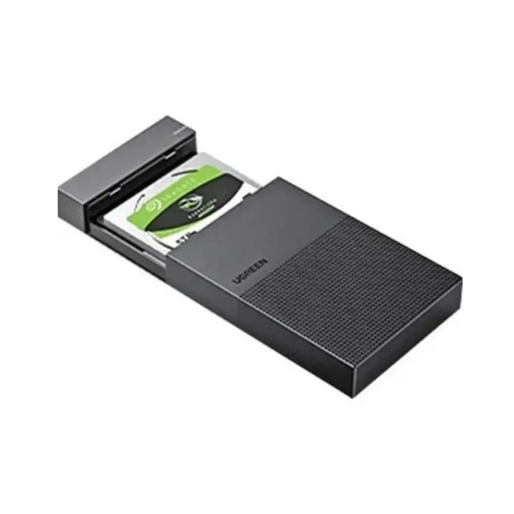 UGREEN 30729 3.5 inch SATA HDD SSD enclosure front view