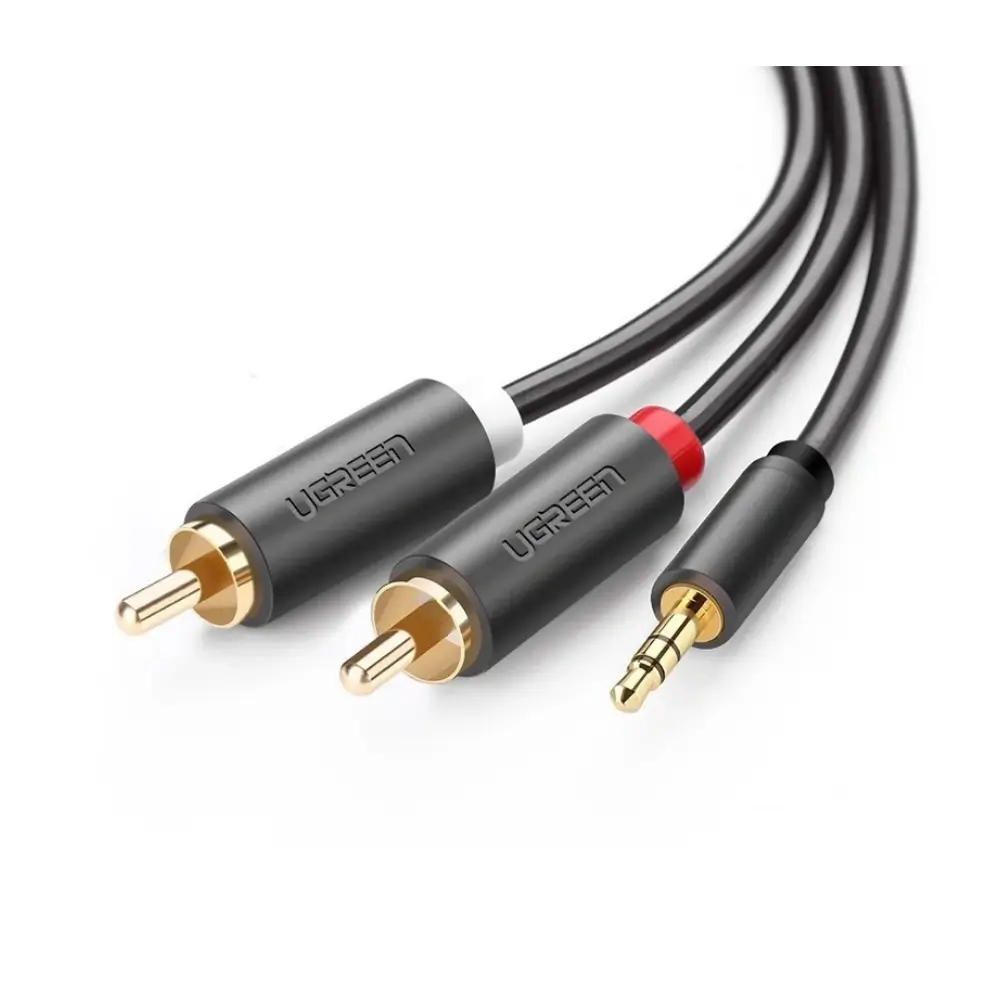 UGREEN 10512 3.5mm to 2RCA audio cable, 3 meter length UGREEN 10512 3.5mm to 2RCA audio cable, 3 meter length