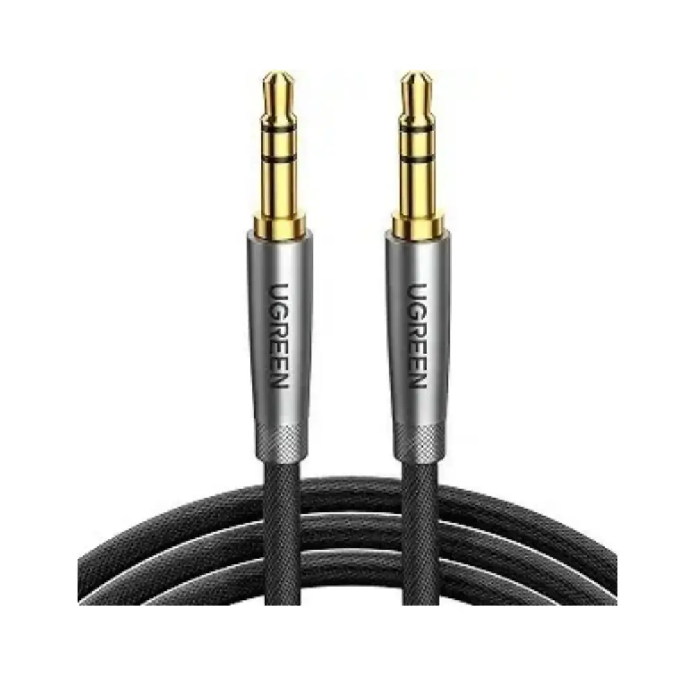 UGREEN 50355 black braided 3.5mm AUX audio cable UGREEN 50355 black braided 3.5mm AUX audio cable