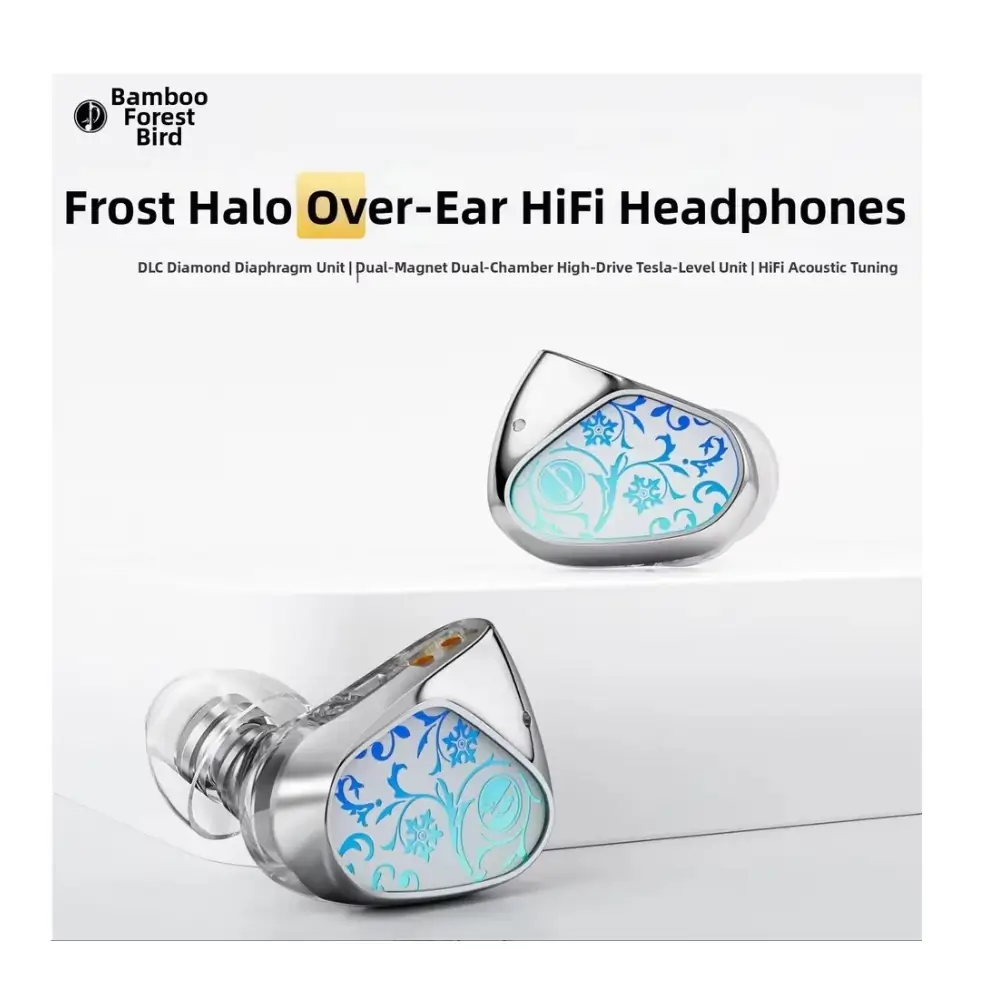 DLC diaphragm dynamic driver inside the Zhu Audio Z2 V2 Frost IEM