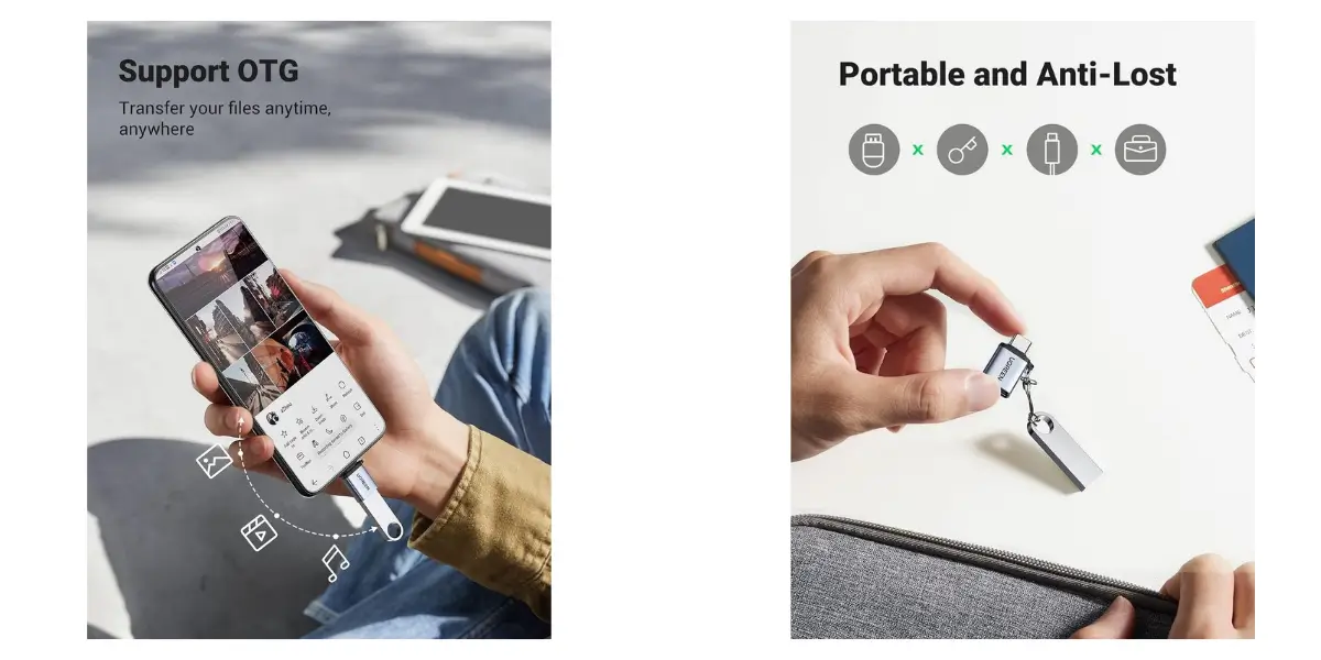 UGREEN 50283 USB C To USB a Lifestyle Use