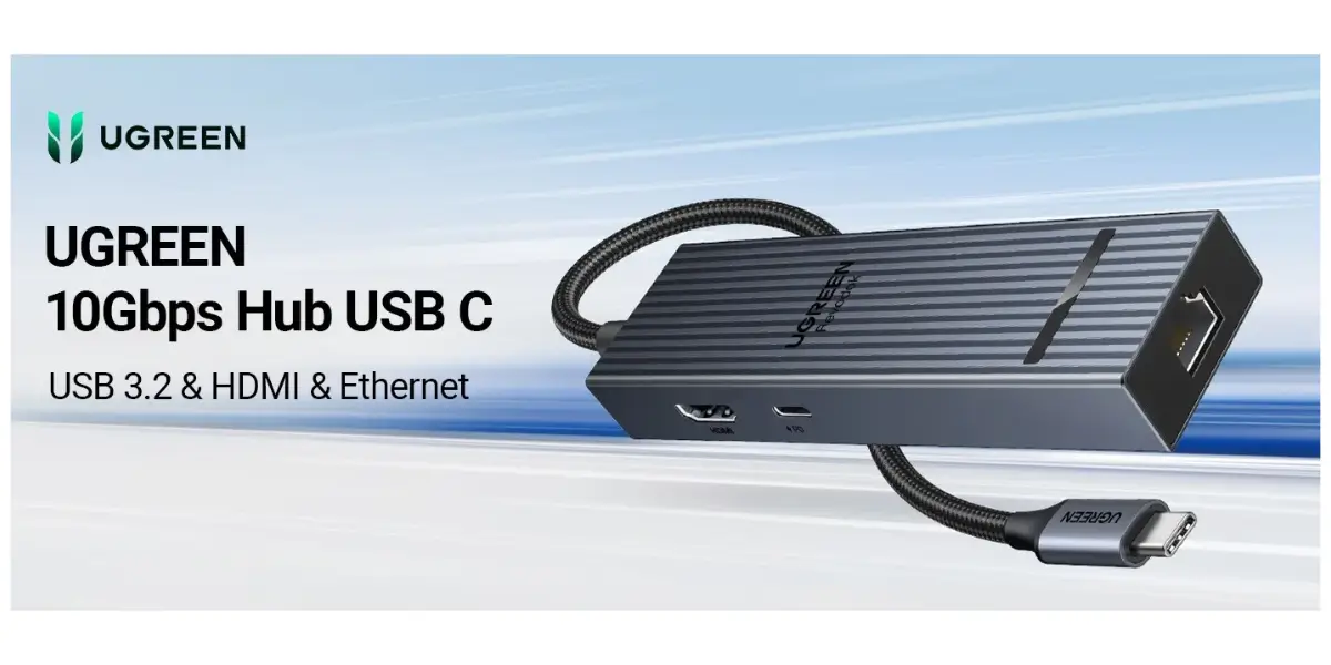 UGREEN CM828 6 in 1 USB C Docking Station with 4K HDMI