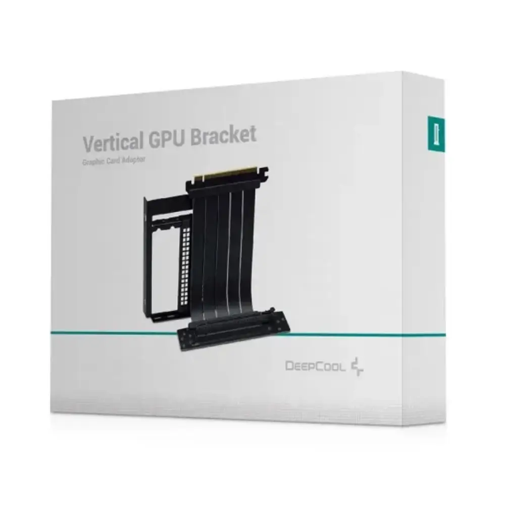 Gold-plated contacts on the DeepCool PCIe 4.0 extension cable