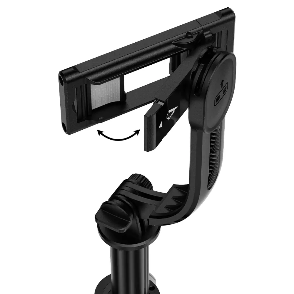 ACEFAST E42 tripod set up for a hands-free video call at home